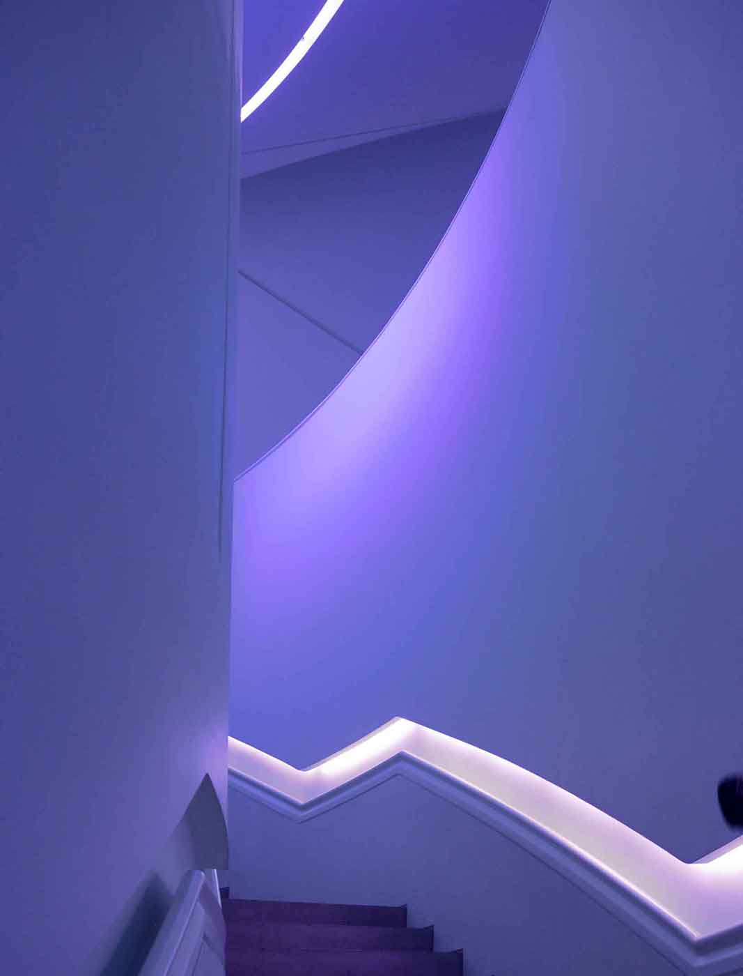 Property Photography: building interior funky stairwell