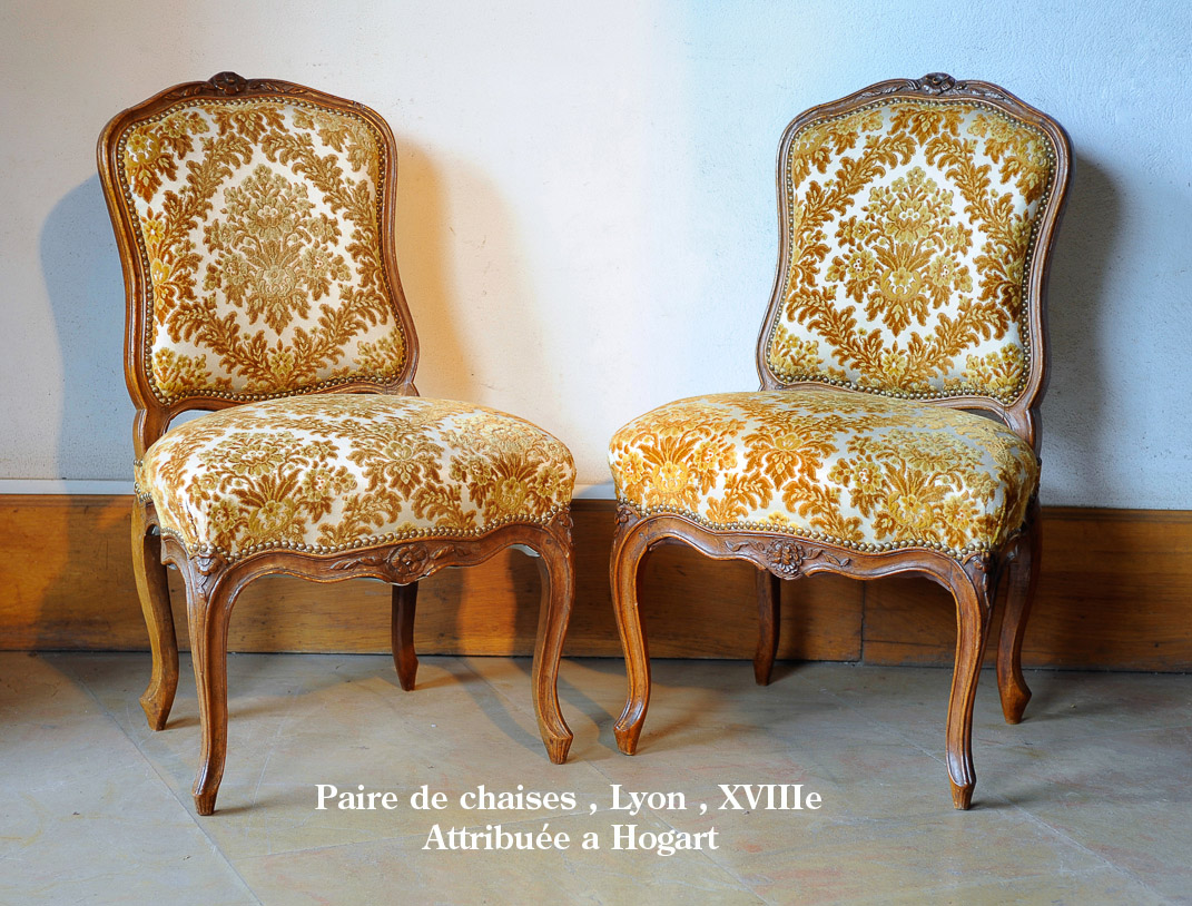 Paire de chaises XVIIIe