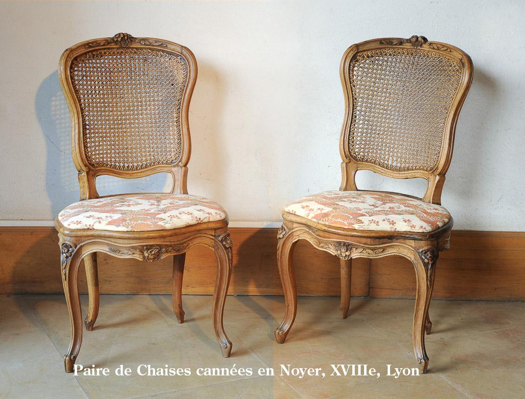 Paire de chaises XVIIIe