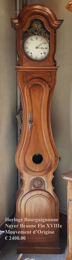 Horloge Bourguignonne XVIIIe